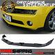 Fits 10-13 Chevy Camaro V6 S Style Pu Front Bumper Lip Spoiler