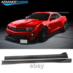 Fits 10-15 Chevy Camaro ZL1 Only MB Style Side Skirts Extension Unpainted PP