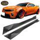 Fits 12-15 Chevy Camaro Zl1 Mb Style Side Skirt Rocker Panel Extension Pp