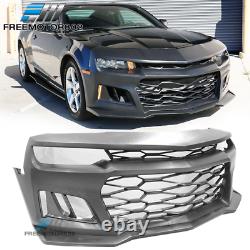 Fits 14-15 Chevy Camaro Coupe IKON ZL1 Front Bumper Conversion Cover PP