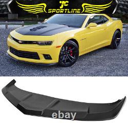 Fits 14-15 Chevy Camaro SS 1LE Style Splitter Front Bumper Lip PU