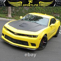 Fits 14-15 Chevy Camaro SS 1LE Style Splitter Front Bumper Lip PU
