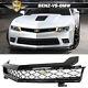 Fits 14-15 Chevy Camaro Z28 Style Front Upper Mesh Grill Grille Unpainted Black