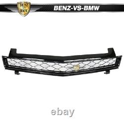Fits 14-15 Chevy Camaro Z28 Style Front Upper Mesh Grill Grille Unpainted Black