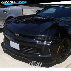 Fits 16-18 Chevy Camaro 2Dr ZL1 Style Front Bumper Lip Spoiler PP