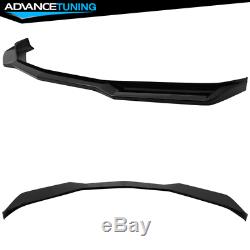 Fits 16-18 Chevy Camaro ZL1 Style Front Bumper Lip Spoiler PP Gloss Black
