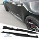 Fits 16-19 Chevrolet Camaro Zl1 Style Side Skirts Pp Pair Glossy Black