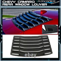 Fits 16-20 Chevy Camaro IKON Rear Window Louver Cover ABS