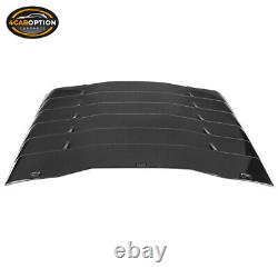 Fits 16-23 Chevy Camaro Rear Window Louvers Cover Sun Visor Shade Gloss Black