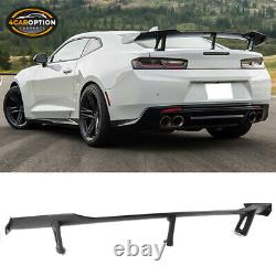 Fits 16-23 Chevy Camaro ZL1 1LE Style Rear Trunk Lip Spoiler Wing ABS