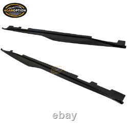 Fits 16-23 Chevy Camaro ZL1 Style Side Skirt Extension Lip PP Glossy Black