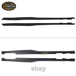 Fits 16-23 Chevy Camaro ZL1 Style Side Skirt Extension Lip PP Glossy Black