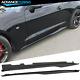 Fits 16-23 Chevy Camaro Zl1 Style Unpainted Side Skirts Extension Rocker Panel
