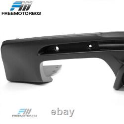 Fits 16-24 Chevy Camaro Rear Bumper Lip Diffuser Quad Exhaust