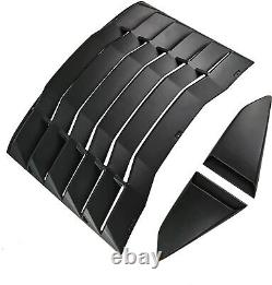Fits 2016-21 Chevy Camaro Rear & Side Window Louvers Windshield Sun Shade Cover