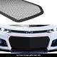Fits 2019-2023 Chevy Camaro Zl1 Lower Bumper Stainless Black Mesh Grille Insert