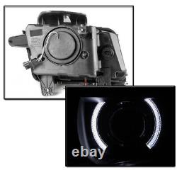 For 10-13 Chevy Camaro Ccfl Halo Black/smoke Lens Projector Headlights Headlamps
