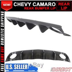 For 10-13 Chevy Camaro OE Shark Fin Rear Bumper Lip Diffuser Polyurethane