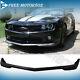 For 10-13 Chevy Camaro V6 Only Front Bumper Lip Spoiler Bodykit Pu Ss Style