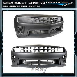 For 10-13 Chevy Camaro ZL1 Front Bumper Cover 8Pcs Bodykit PP Grille Diffuser