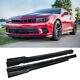 For 10-15 Chevy Chevrolet Camaro Zl1 Style Side Skirts Extension Kit Unpainted