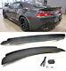 For 14-15 Camaro Rear Trunk Spoiler Wing Zl1 Style With Carbon Fiber Wicker Bill