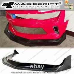 For 16-18 Chevy Camaro LT LS RS V4 V6 XTRM Style Front Bumper Lip Chin Spoiler