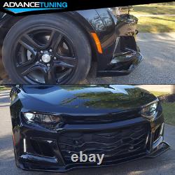For 16-18 Chevy Camaro ZL1 Style Front Bumper Cover Conversion with DRL Fog Light