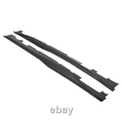 For 16-20 Camaro RS SS EOS ZL1 Style BLACK Side Skirts Panel Extension Body