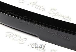 For 16-20 Chevy Camaro Factory Style 3-Piece Painted BLK ABS Rear Trunk Spoiler