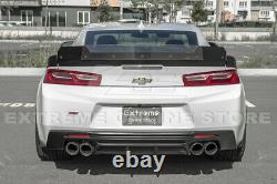 For 16-Up Camaro 1LE Extended Track Style Rear Trunk Lid Wing Wickerbill Spoiler