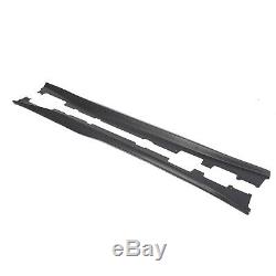 For 16-Up Camaro RS & SS ZL1 Style Black Side Skirts Panel Extension Pair