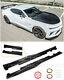 For 16-up Camaro Rs & Ss Zl1 Style Plastic Black Side Skirts Panel Extension
