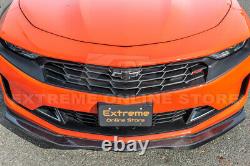 For 16-Up Camaro SS EOS T6 Style CARBON FIBER Front Bumper Lower Lip Splitter