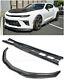 For 16-up Camaro Ss Eos T6 Style Carbon Fiber Front Lip Splitter & Side Skirts