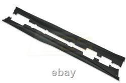 For 16-Up Camaro SS ZL1 Style PLASTIC BLACK Front Lip Splitter & Side Skirts