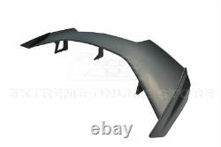 For 16-Up Camaro ZL1 1LE Style Rear Trunk Spoiler Wing ABS Plastic Primered BK