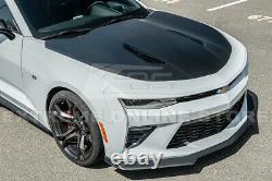 For 16-Up Chevy Camaro Refresh ZL1 Style Front Bumper Lip Splitter & Side Skirts
