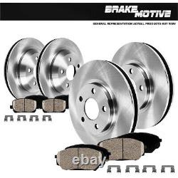 For 2010 2011 2012 2013 2014 Chevy Camaro LS LT Front Rear Rotors Ceramic Pads