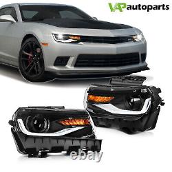 For 2014-2015 Chevrolet Camaro Headlights Assembly Replacement Pair