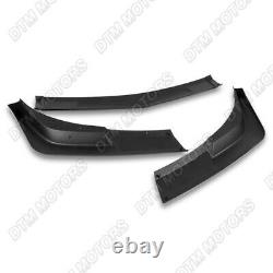 For 2014-2015 Chevy Camaro SS Z28 Painted Black Front Bumper Body Spoiler Lip