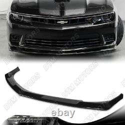 For 2014-2015 Chevy Camaro SS Z28 Painted Black Front Bumper Body Spoiler Lip