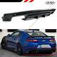For 2016-18 Chevy Camaro Lt Rs Ss Shark Fin Rear Bumper Diffuser Replacement Pp
