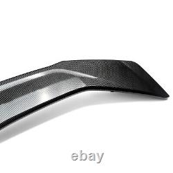 For 2016-2018 Chevy Camaro SS LT LS 3-POST Trunk Spoiler Wing Carbon Look ABS
