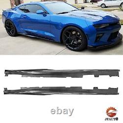 For 2016-2020 Chevy Camaro RS & SS ZL1 Style Black Side Skirts Panel Extension