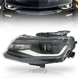 For 2016-2022 Chevy Camaro HID Headlight Headlamp With LED DRL Driver Left Side LH