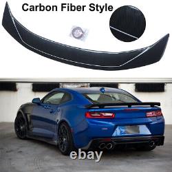For 2016-2023 Chevy Camaro RS SS ZL1 Rear Trunk Spoiler Wing Carbon Fiber Style