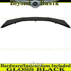 For 2016-21 2022 2023 2024 Chevy Camaro ZL1 RS SS LS LT Spoiler Wing GLOSS BLACK