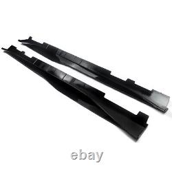 For 2016-22 Chevy Camaro RS SS ZL1 Style Gloss Black Side Skirts Panel Extension