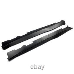 For 2016-22 Chevy Camaro RS SS ZL1 Style Side Skirts Panel Extension Matte Black